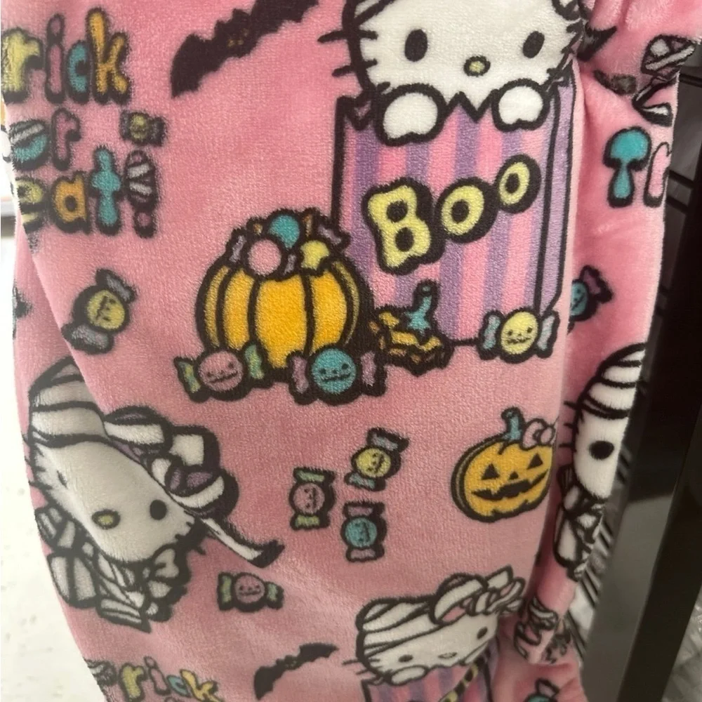 Hello Kitty Halloween Blanket Bundle 2 Pack NEW Throw Fleece Boo Candy Pumpkin